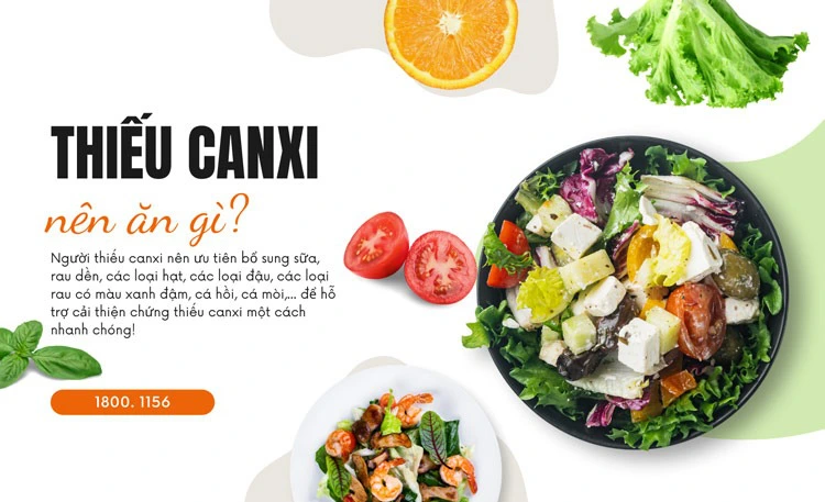Tìm hiểu các loại thực phẩm tốt cho người thiếu canxi